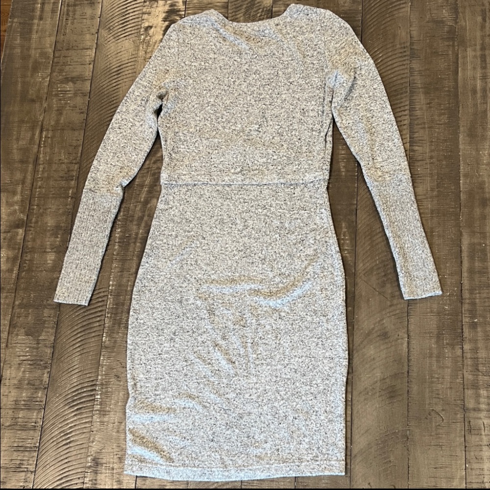 Express Heather Gray Knit Dress